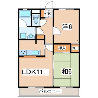 ログガーデン【1階】の間取り