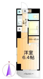 ミリアビタNo.2【3階】の間取り