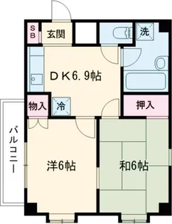 グリント【4階】の間取り