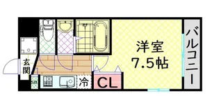 スプランディッド難波II【3階】の間取り