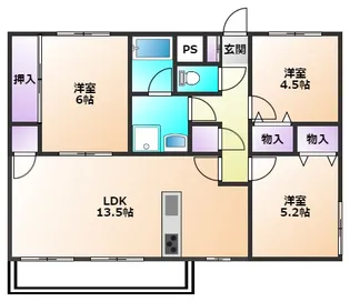 JUN青葉町コート【3階】の間取り