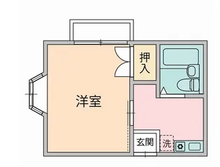 【セーフティネット住宅】ハピネス保土ヶ谷【1階】の間取り