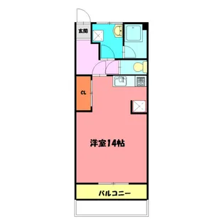 マンションこぐま【2階】の間取り