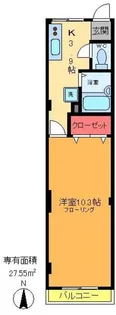 松江ロイヤルハイツ【2階】の間取り