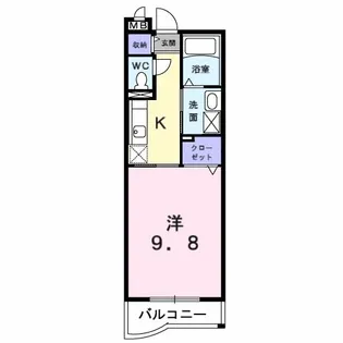 アドラブール【3階】の間取り