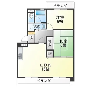 ヴィラ・サンシャイン【4階】の間取り