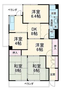 福光西ビル【2階】の間取り