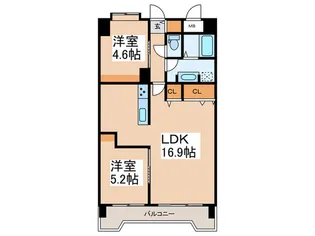 サンテラスあざみ野【3階】の間取り