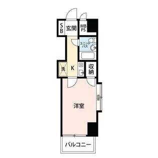 マイナビSTAYパレス平塚駅北口(シルフィード平塚)【8階】の間取り