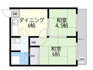 第三御殿山荘【2階】の間取り