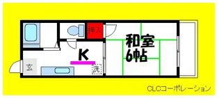 コーポウィステリア【1階】の間取り