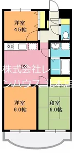 アーバンハイツ岡野【3階】の間取り