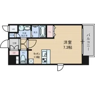 プレサンス名古屋STATIONアライブ【9階】の間取り