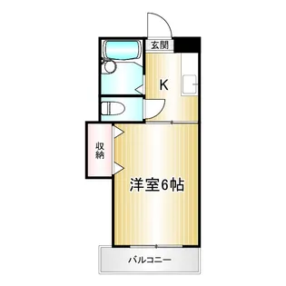 サンピュアーパレス【3階】の間取り