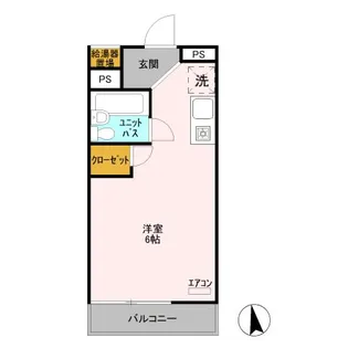 クレスト【2階】の間取り