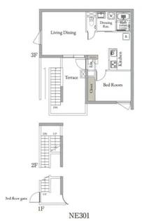 ベルメゾン中村橋ノース【3階】の間取り