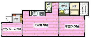 ガーデンハウス・K【1階】の間取り