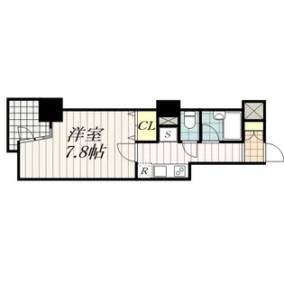 パークアクシス千葉【14階】の間取り