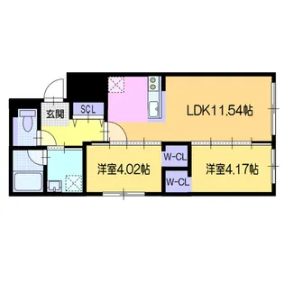 仮)菊水5-1MS【1階】の間取り