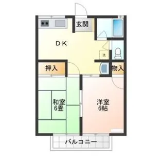ドミール小金井【2階】の間取り