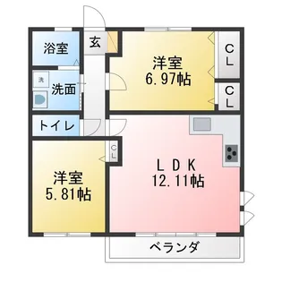 Park Heim【1階】の間取り
