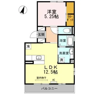 ラ・カーサミーアA棟【3階】の間取り