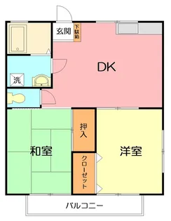 ライフ湘南【1階】の間取り