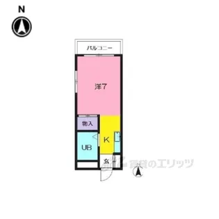 MAISONHORIYAMA【2階】の間取り