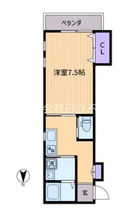 メゾンフラワー【2階】の間取り