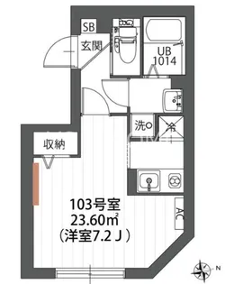 リバース武蔵小金井【1階】の間取り