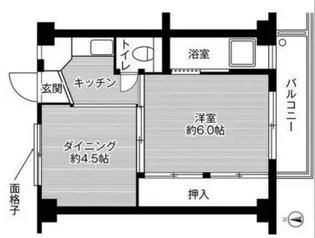 ビレッジハウス有城3号棟【2階】の間取り
