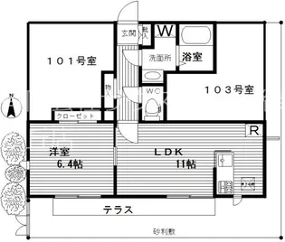K’S SIDE【1階】の間取り