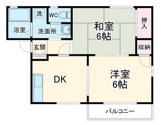ラジャンテ八千代【2階】の間取り
