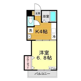 ウェルス西京II【1階】の間取り