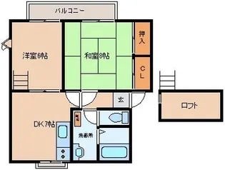 プロローグ辰野【2階】の間取り