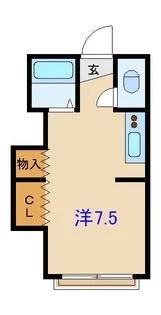 第3コーポ清守【2階】の間取り