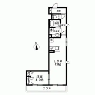 MoGA 下北沢【1階】の間取り