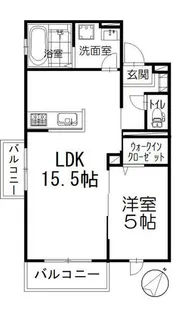 イーストピーク東海岸【3階】の間取り