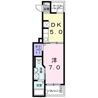K s Place【2階】の間取り