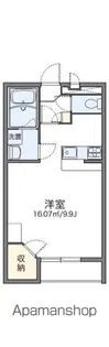 レオパレス和【1階】の間取り