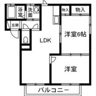 ラフランス CD【1階】の間取り