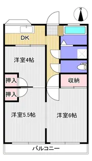 Blue Peak I【2階】の間取り