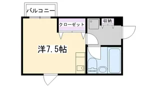 ハママンション【3階】の間取り