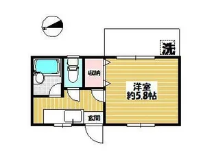 東京都目黒区中町2【アパート】の間取り