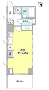 プロスペクト渋谷道玄坂【2階】の間取り