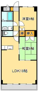 メゾンドエイコーII【5階】の間取り