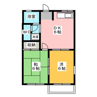 アムール【2階】の間取り
