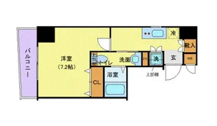 ガリシア日本橋水天宮II【2階】の間取り