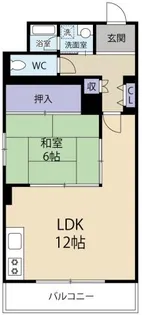 ハイツ伊達娘C【4階】の間取り