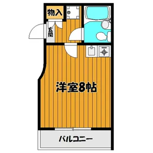 Mフラット【1階】の間取り